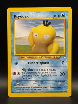 Psyduck 79/105 Neo Destiny Rare Vintage Pokemon Card - Image 1