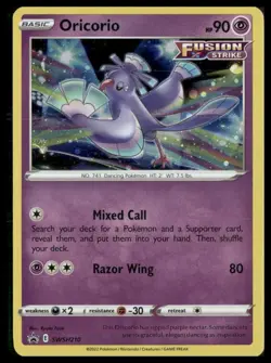 Oricorio #SWSH210 Cosmos Holo Sword & Shield Promo Cards NM - Image 1