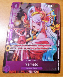 ONE PIECE ENGLISH CARD PROMO HOLO GAME CARTE Yamato P-046 EN JCC MINT - Image 1