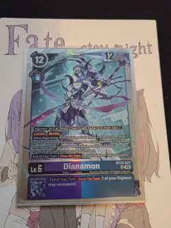 Dianamon Foil Digimon TCG Card BT22-077 NM Condition - Image 1