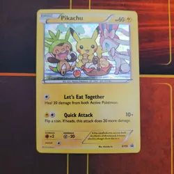 Pokemon Pikachu TCG XY95 XY Black Star Promo Holo Card 13 - Image 1