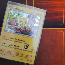 Pokemon Pikachu TCG XY95 XY Black Star Promo Holo Card 13 - Image 3
