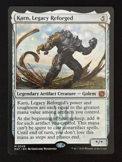1x MTG Karn, Legacy Reforged - March of the Machine: The Aftermath (MAT) #49 - Image 1