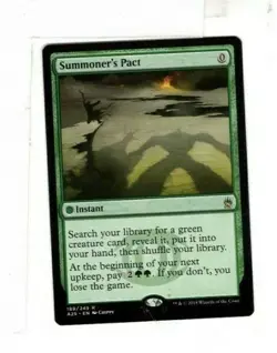 MTG SkeenAB Summoner's Pact from Masters 25. NM. - Image 1