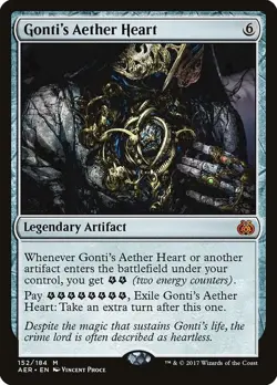 1x Gonti's Aether Heart Foil (Aether Revolt) - Image 1