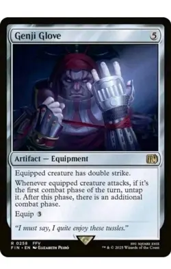 1x MTG Genji Glove - Final Fantasy Rare! NM Mint! - Image 1