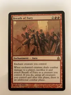 MTG NM Breath of Fury Ravnica: City of Guilds Regular - Image 1