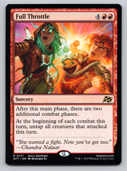 Full Throttle- Aetherdrift MTG - Image 1