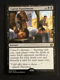 1x Capital Punishment (040) Conspiracy: Take the Crown LP MTG Magic x1 MKE - Image 1