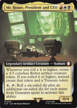 Mr. House, President and CEO Extended Art Fallout Regular - Image 1
