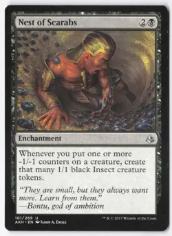Nest of Scarabs Normal U Amonkhet 101 NM - Image 1