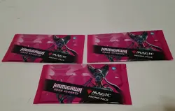 MTG Kamigawa Neon Dynasty Promo Pack Lot Of 3 - Image 1