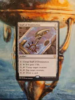 MTG Staff of Domination Commander Legends 343/361 Regular Rare - Image 1