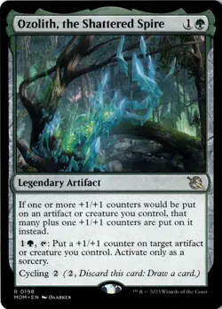 Ozolith the Shattered Spire March of the Machine Regular MTG NM 198 - Image 1