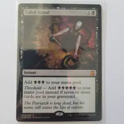 Cabal Ritual From the Vault Lore 2 Foil LP MTG Magic the Gathering - Image 1