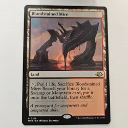 Bloodstained Mire Modern Horizons 3 216 LP MTG Magic the Gathering - Image 1