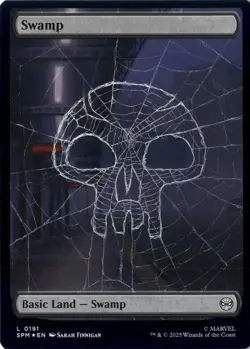 Swamp 191 Marvel's Spider-Man Foil NM Magic MTG L 191 - Image 1