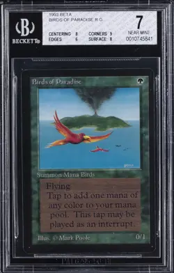 1993 MAGIC: THE GATHERING BETA BIRDS OF PARADISE BGS 7 - Image 1