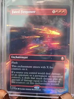 Fated Firepower (Borderless) Avatar: The Last Airbender MTG Foil Near Mint - Image 3