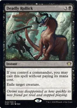 Deadly Rollick Commander 2020 Normal NM Magic MTG R 42 - Image 1