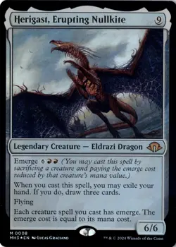 Herigast, Erupting Nullkite Modern Horizons 3 Foil NM Magic MTG M 8 - Image 1