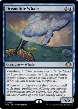 Dreamtide Whale Modern Horizons 3 Normal NM Magic MTG R 59 - Image 1