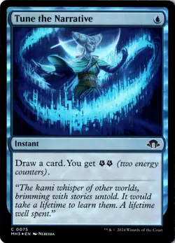 Tune the Narrative Modern Horizons 3 Foil NM Magic MTG C 75 - Image 1