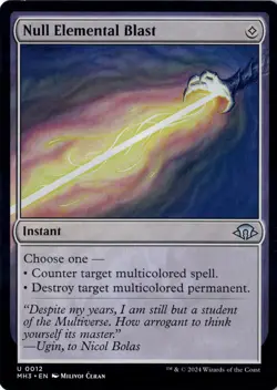Null Elemental Blast Modern Horizons 3 Normal NM Magic MTG U 12 - Image 1