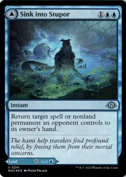 Sink into Stupor Modern Horizons 3 Foil NM Magic MTG U 241 - Image 1