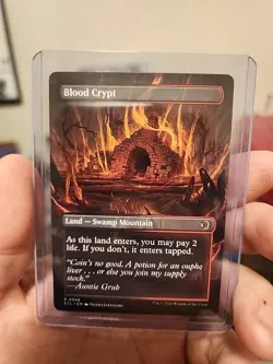 Blood Crypt Borderless Lorwyn Eclipsed MTG - Image 2