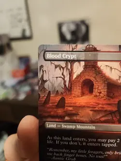 Blood Crypt Borderless Lorwyn Eclipsed MTG - Image 3