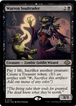 Warren Soultrader Modern Horizons 3 Normal NM Magic MTG R 110 - Image 1