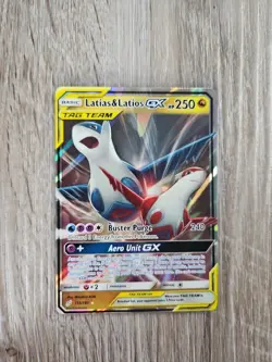 Pokemon Latias & Latios GX Ultra Rare TCG Tag Team Up Card 113/181 Sun & Moon - Image 1