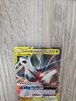 Pokemon Latias & Latios GX Ultra Rare TCG Tag Team Up Card 113/181 Sun & Moon - Image 3