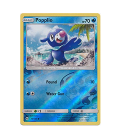 Pokemon - Popplio - 39/149 - Common - Reverse Holo - Sun and Moon - NM/M - Image 1