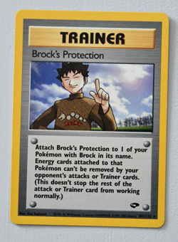 Brock's Protection 101/132 Pokemon Gym Challenge Regular, Ungraded, Near Mint - Image 1