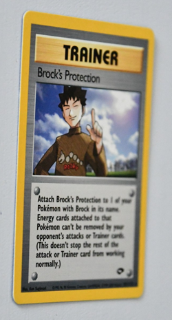 Brock's Protection 101/132 Pokemon Gym Challenge Regular, Ungraded, Near Mint - Image 3