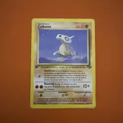 Cubone 50/64 Jungle 1st Edition Pokemon TCG 4th print Dutch - Image 1