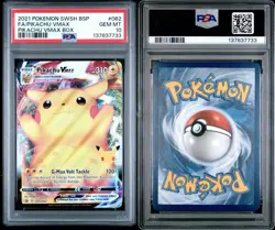 PSA 10 - 2021 Pikachu VMAX Pokemon Sword & Shield Celebrations Promo #062 - Image 3