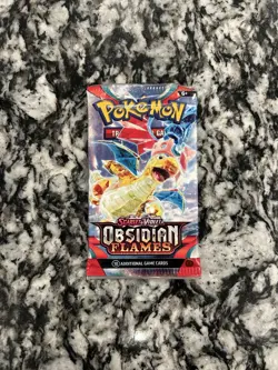 Pokemon TCG Scarlet & Violet Obsidian Flames Booster SV03 2 Sealed Pack - Image 1
