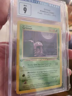 Grimer 48/62 CGC 9 Fossil 1st Edition GEM Mint Pokemon WOTC 1999 PSA - Image 3