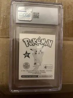 1998 Pokemon Merlin Series 1 S23 Mew Special Glitter CGC 9 Mint - Image 2