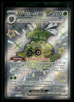 Forretress ex #212/091 Paldean Fates Pokemon VLP - Image 1