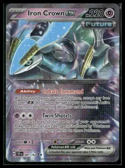 Iron Crown ex #081/162 SV05: Temporal Forces Pokemon NM - Image 1