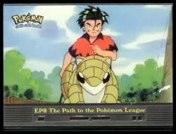 The Path to the Pokemon League #EP8 Topps 2000 TV Pokemon VLP - Image 1