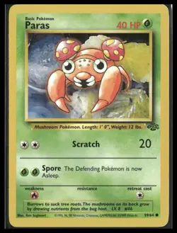 Paras #59/64 Jungle Pokemon LP - Image 1