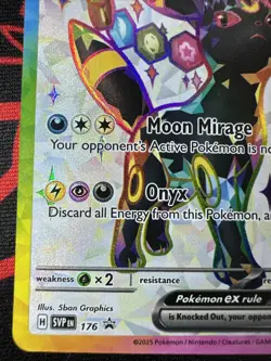 Pokemon Umbreon EX SVP 176 Premium Figure Collection Black Star Promo NM Holo - Image 4