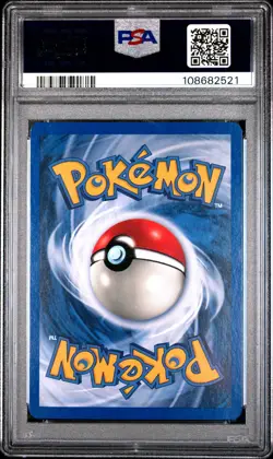 2001 POKEMON PROMO BLACK STAR POKEMON LEAGUE #28 SURFING PIKACHU PSA 8 - Image 2