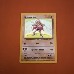 Pokemon Hitmonchan 7/102 Holo 1999-2000 4th Print Base Set Dutch - Image 1
