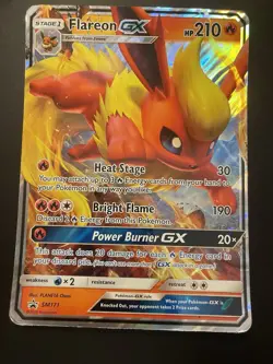 JUMBO Flareon GX Oversized Promo SM171 Full Art Holo 2019 Pokemon d1 - Image 1